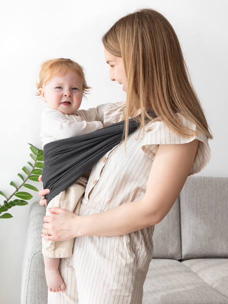 Porte-bébé duo - confort & maintien Beige clair chiné+Kaki+Mix grey+Moka+Nearly+Piuma ecru 25 - vertbaudet enfant 