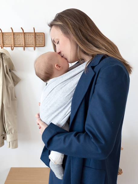 Porte-bébé duo - confort & maintien Beige clair chiné+Kaki+Mix grey+Moka+Nearly+Piuma ecru 14 - vertbaudet enfant 