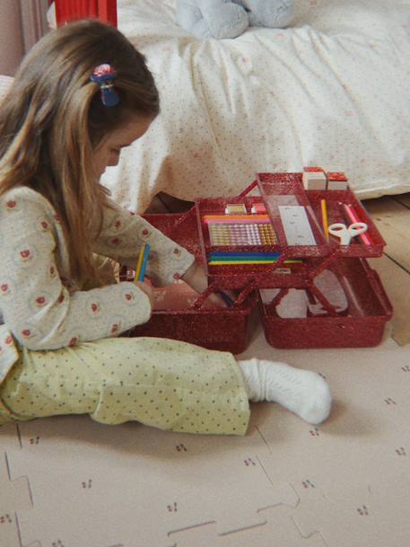 Coffret de loisir créatif blanc+rose 11 - vertbaudet enfant 