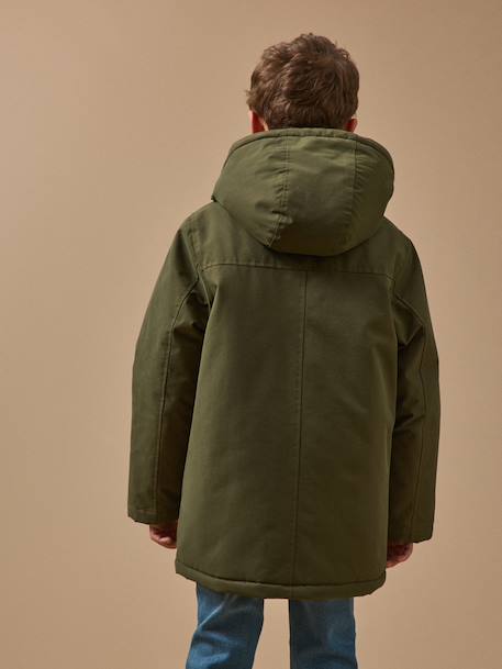 Parka sherpa kaki 4 - vertbaudet enfant 