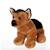 Peluche - peluche floppipup berger allemand - 22 cm Noir 3 - vertbaudet enfant 