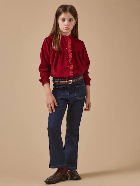 Chemise manches longues rouge 4 - vertbaudet enfant 