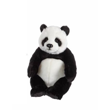 Peluche - peluche panda - 24 cm Noir 1 - vertbaudet enfant 