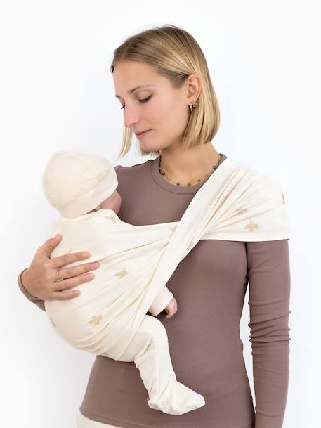 Porte-bébé duo - confort & maintien Beige clair chiné+Kaki+Mix grey+Moka+Nearly+Piuma ecru 33 - vertbaudet enfant 