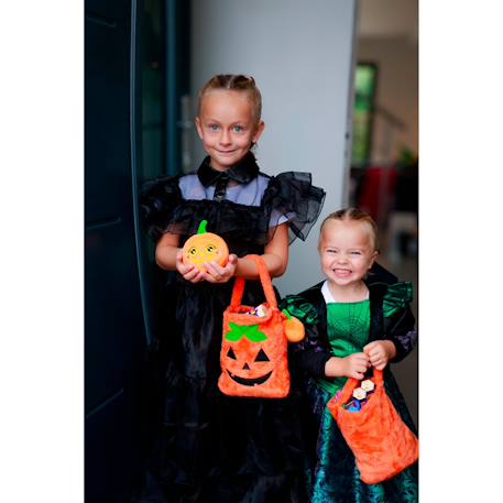 Peluche - squishimals halloween citrouille - 10 cm Vert 3 - vertbaudet enfant 
