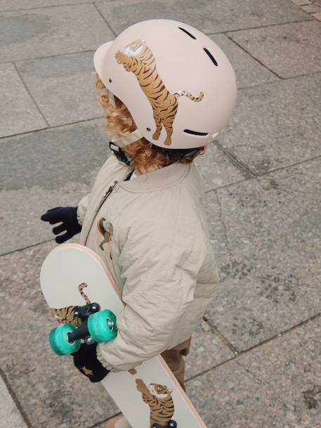 Casque de vélo imprimé beige 5 - vertbaudet enfant 