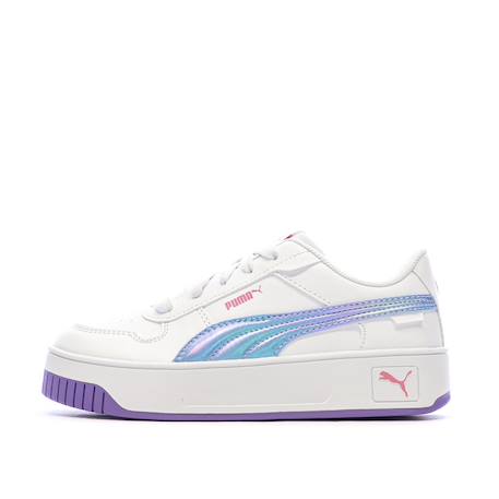 Baskets basses  à lacets Blanc+Puma blanc lavender alert 2 - vertbaudet enfant 