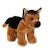 Peluche - peluche floppipup berger allemand - 22 cm Noir 1 - vertbaudet enfant 