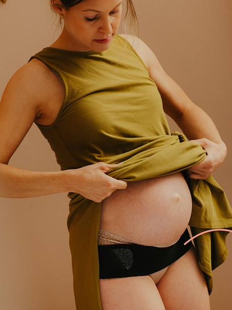 Ceinture de grossesse Mom'n Belly noir 2 - vertbaudet enfant 