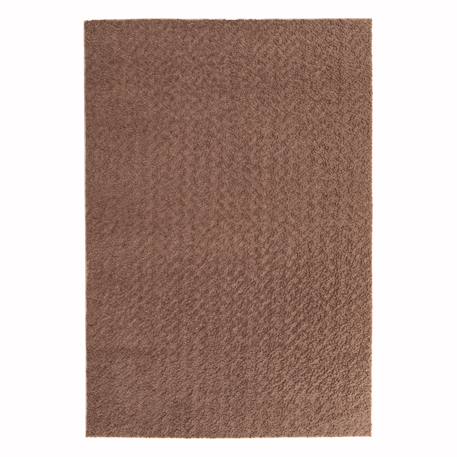 Tapis uni ultra doux contemporain plain Blanc pur+Brun naturel 7 - vertbaudet enfant 