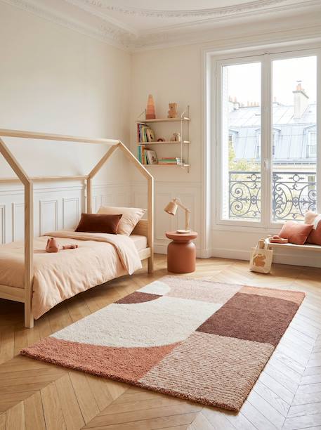 Tapis épais et confortable bauhaus Rouge naturel 2 - vertbaudet enfant 