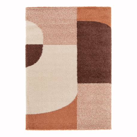 Tapis épais et confortable bauhaus Rouge naturel 1 - vertbaudet enfant 