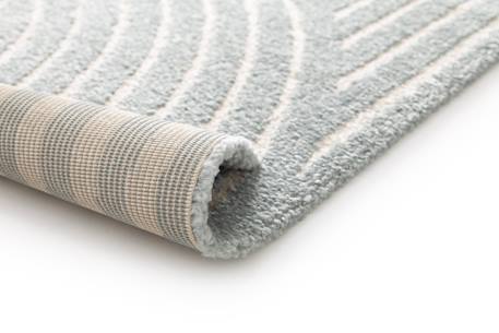 Tapis à relief doux et élégant groove Beige sable+Bleu naturel+Brun naturel 9 - vertbaudet enfant 