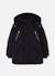 Parka garçon en tissu technique à capuche Noir 1 - vertbaudet enfant 