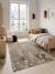 Tapis doux au design léopard karoo Beige sable 2 - vertbaudet enfant 
