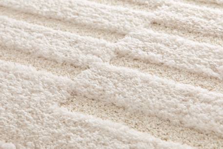 Tapis doux et épais en polyester recyclé effet relief passage Beige sable+Blanc pur 12 - vertbaudet enfant 