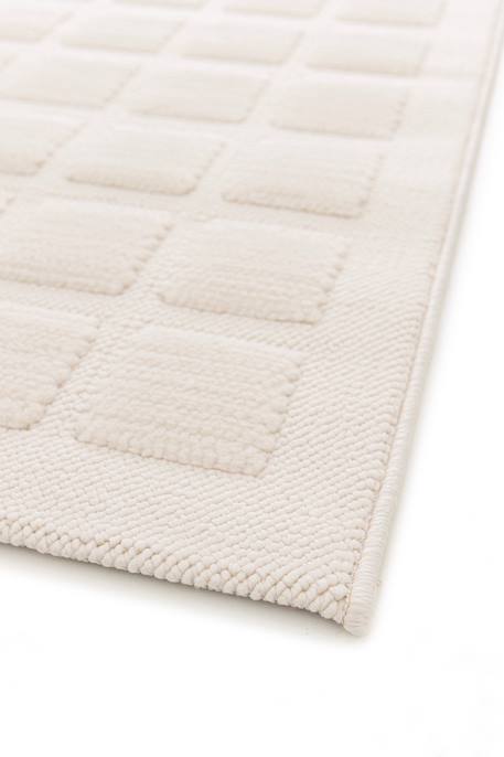 Tapis effet 3d doux et élégant facet Beige sable 4 - vertbaudet enfant 