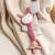 Peluche - attache tétine bebe bamboo - coccinelle - 13 cm s/carte Rose 3 - vertbaudet enfant 