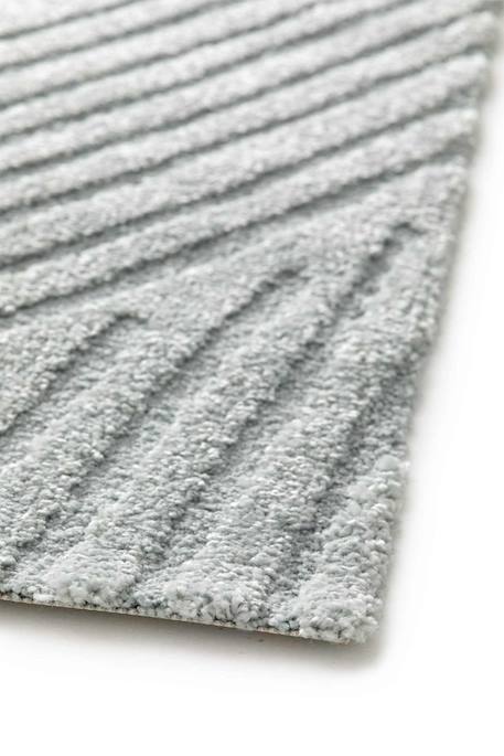 Tapis doux à motifs en relief sillage Beige sable+Bleu naturel 11 - vertbaudet enfant 