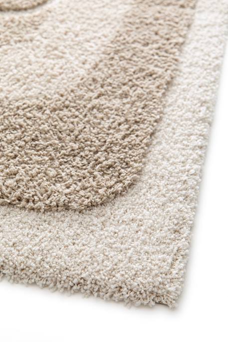 Tapis design doux et épais mireo Beige sable+Brun naturel 5 - vertbaudet enfant 