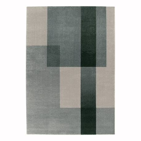 Tapis design en fibres recyclées harris Brun naturel+Vert naturel 7 - vertbaudet enfant 