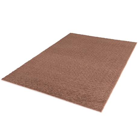 Tapis uni ultra doux contemporain plain Blanc pur+Brun naturel 12 - vertbaudet enfant 