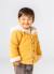 Veste bébé en maille avec capuche Jaune 1 - vertbaudet enfant 