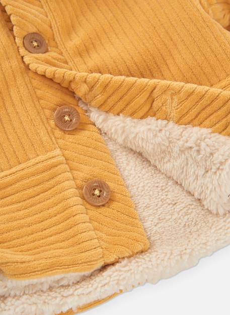 Veste bébé en maille avec capuche Jaune 4 - vertbaudet enfant 