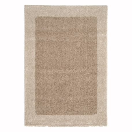 Tapis design doux et épais turenne Beige sable+Brun naturel 1 - vertbaudet enfant 
