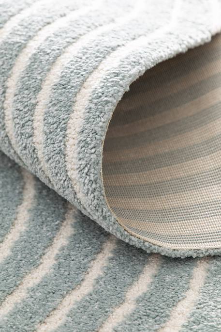 Tapis à relief doux et élégant groove Beige sable+Bleu naturel+Brun naturel 11 - vertbaudet enfant 