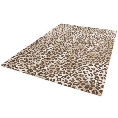 Tapis doux au design léopard karoo Beige sable 5 - vertbaudet enfant 
