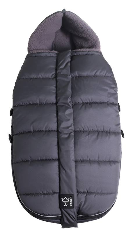 Chancelière pour poussette Mila anthracite+gris clair chiné+marine+noir 3 - vertbaudet enfant 
