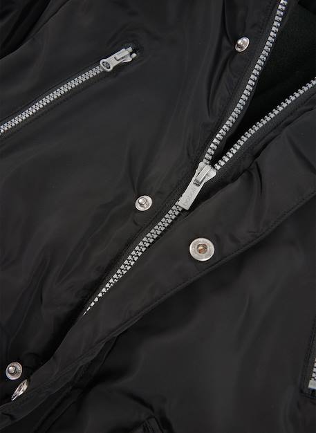 Parka garçon en tissu technique à capuche Noir 3 - vertbaudet enfant 