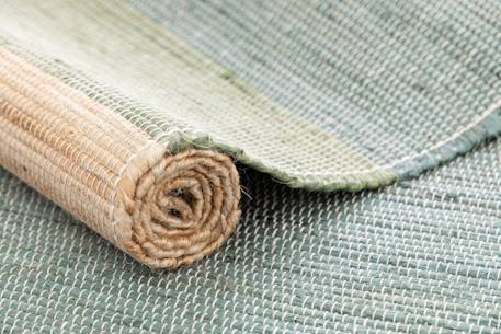 Tapis design en jute tissé main bandol Bleu naturel 3 - vertbaudet enfant 