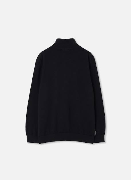 Pull garçon avec zip Noir 2 - vertbaudet enfant 