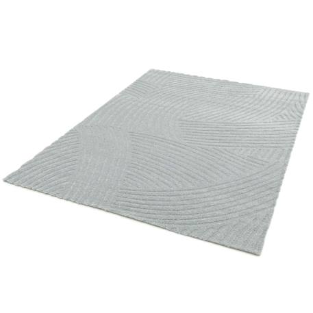 Tapis doux à motifs en relief sillage Beige sable+Bleu naturel 12 - vertbaudet enfant 