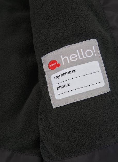 Parka garçon en tissu technique à capuche Noir 4 - vertbaudet enfant 