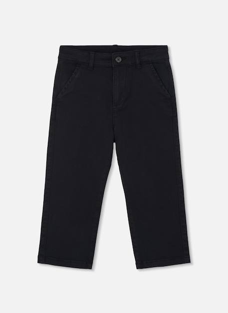 Pantalon garçon élastique Noir 2 - vertbaudet enfant 
