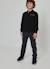 Pantalon garçon maille carreaux Gris 1 - vertbaudet enfant 