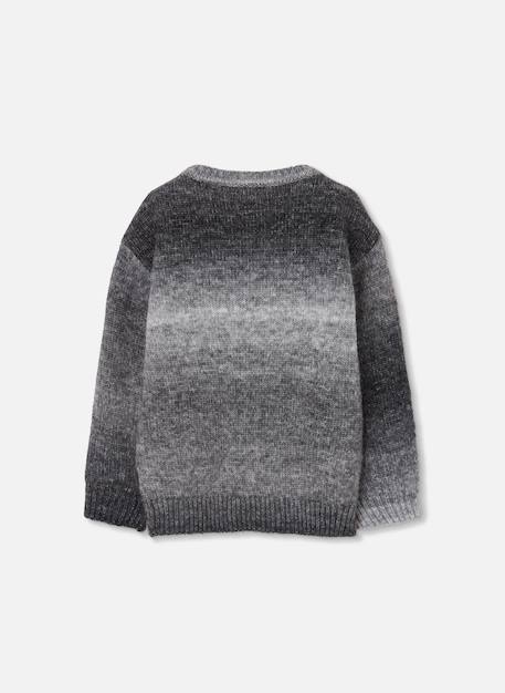 Pull garçon en maille Gris 3 - vertbaudet enfant 