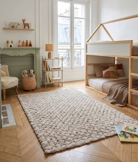 Tapis design doux et épais atelier Beige sable 2 - vertbaudet enfant 