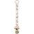 Attache sucette fairytale friends Blanc, rose, marron 1 - vertbaudet enfant 