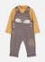 Ensemble bébé garçon maille brodé renard Marron 1 - vertbaudet enfant 