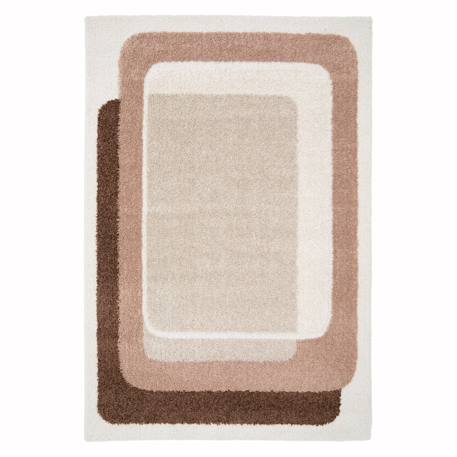 Tapis design doux et épais mireo Beige sable+Brun naturel 7 - vertbaudet enfant 