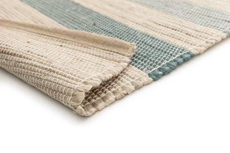 Tapis design en jute tissé main mistral Bleu naturel 4 - vertbaudet enfant 