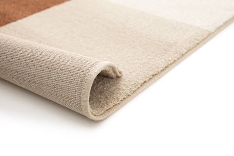 Tapis design en fibres recyclées harris Brun naturel+Vert naturel 6 - vertbaudet enfant 
