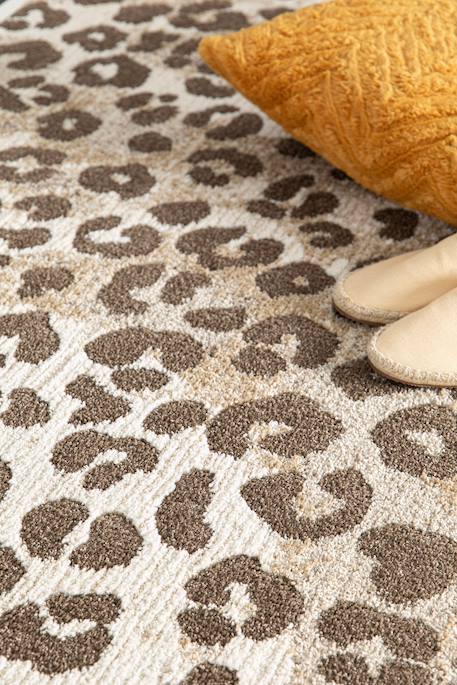 Tapis doux au design léopard karoo Beige sable 3 - vertbaudet enfant 