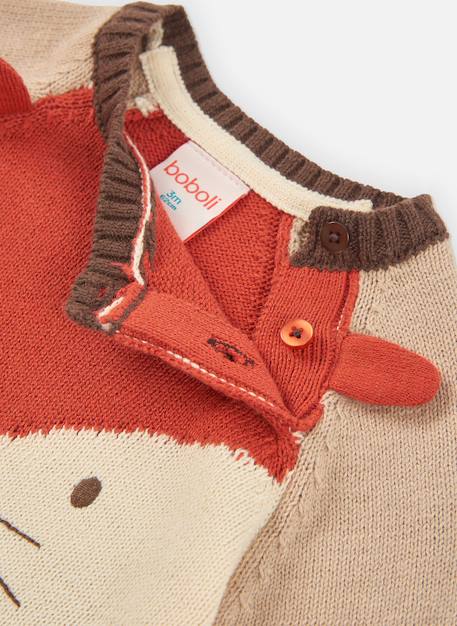 Pyjama bébé imprimé renard Blanc 3 - vertbaudet enfant 