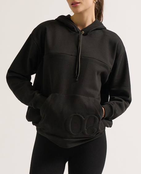 Hoodie de grossesse et allaitement boston Noir+Terracota 5 - vertbaudet enfant 