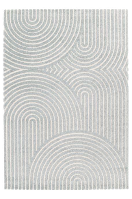 Tapis à relief doux et élégant groove Beige sable+Bleu naturel+Brun naturel 7 - vertbaudet enfant 